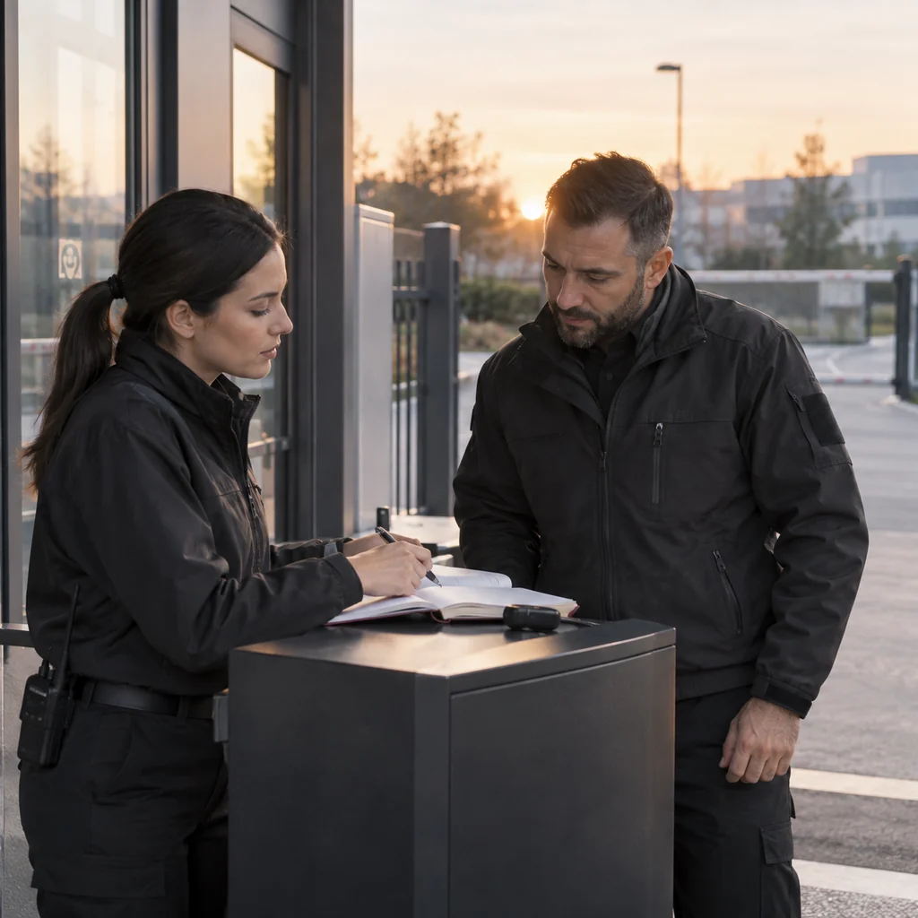 Illustration : passation de consignes entre deux agents