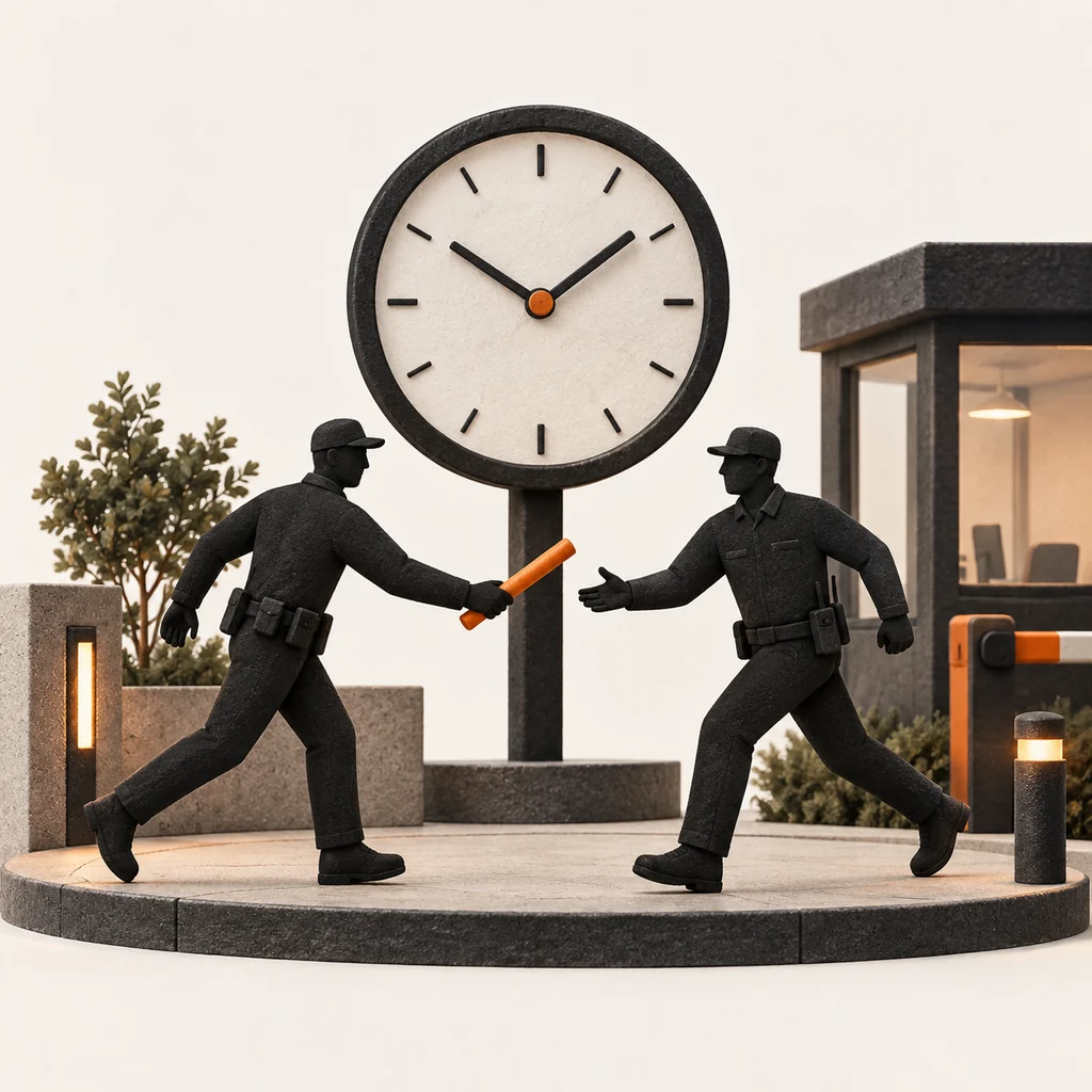 Illustration : assurer la continuité : illustration de sécurité privée
