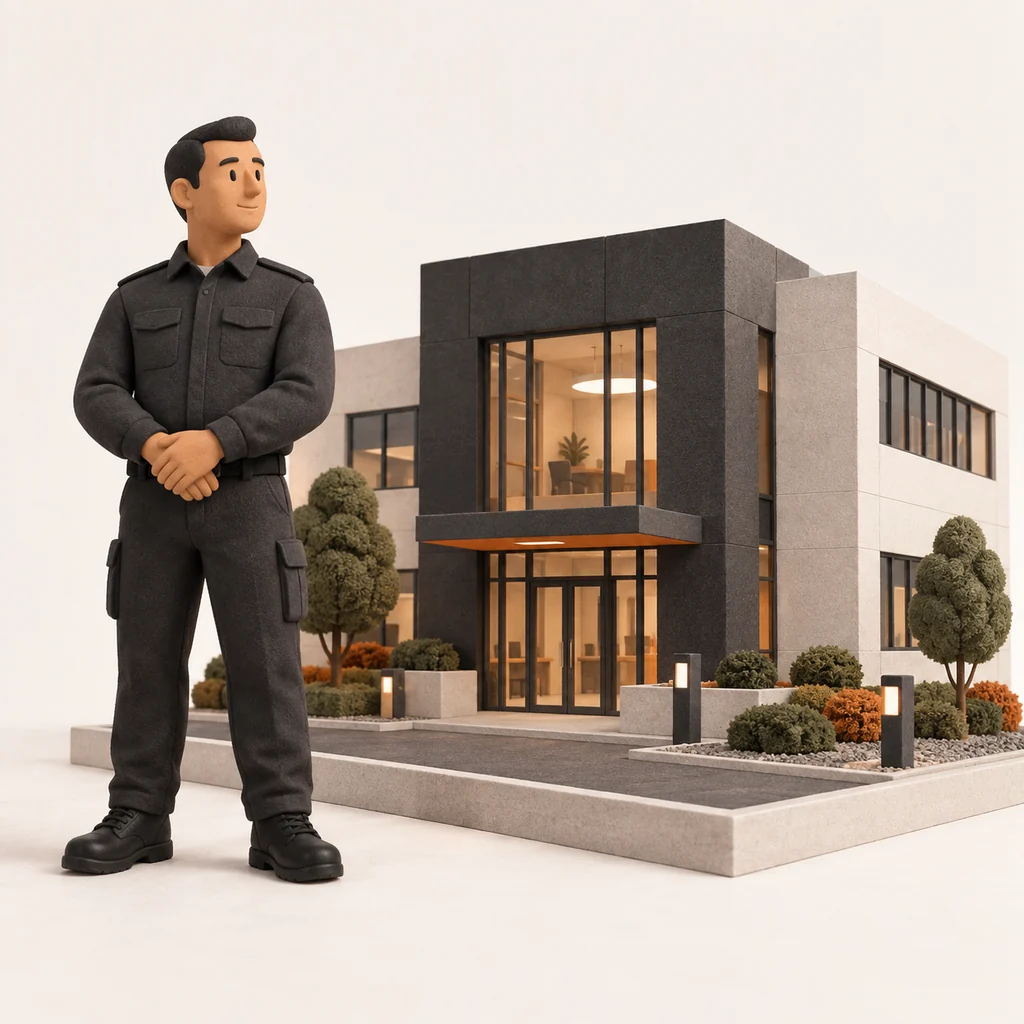 Illustration : la présence humaine : illustration de sécurité privée